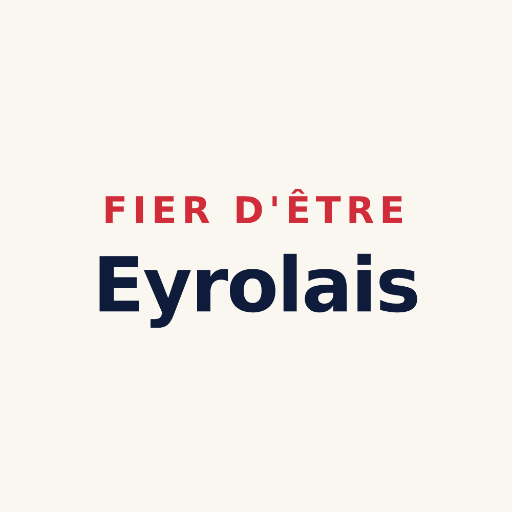 Tasse « Fier d'être Eyrolais » — design pour Eyroles