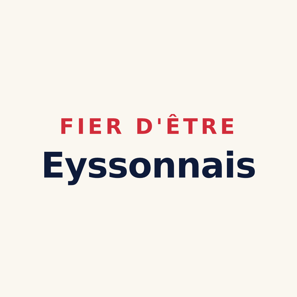 Tasse « Fier d'être Eyssonnais » — design pour Eysson