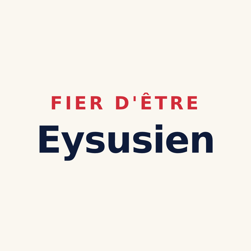 Tasse « Fier d'être Eysusien » — design pour Eysus