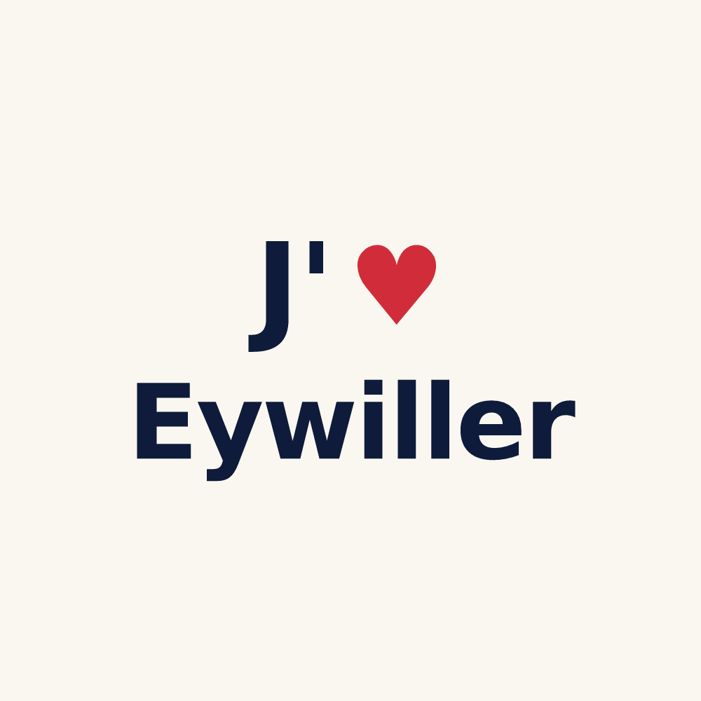 Tasse personnalisée Eywiller — design J'aime Eywiller