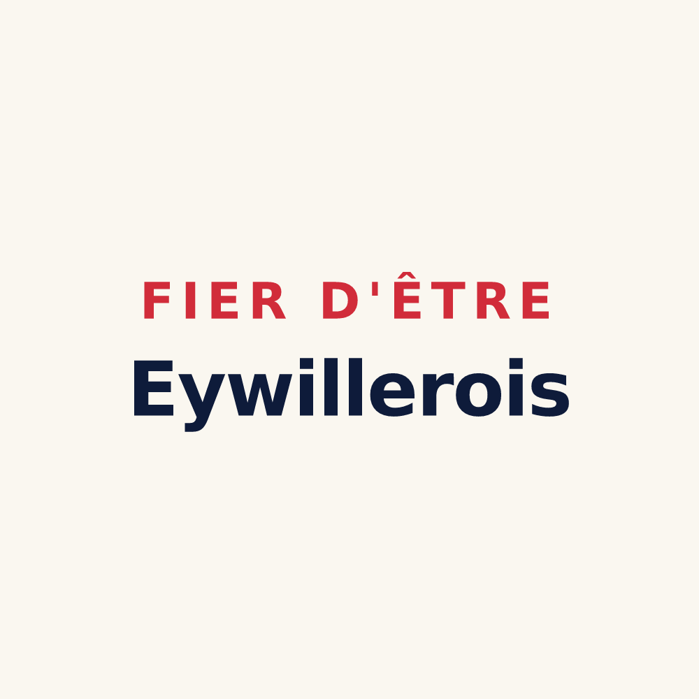 Tasse « Fier d'être Eywillerois » — design pour Eywiller