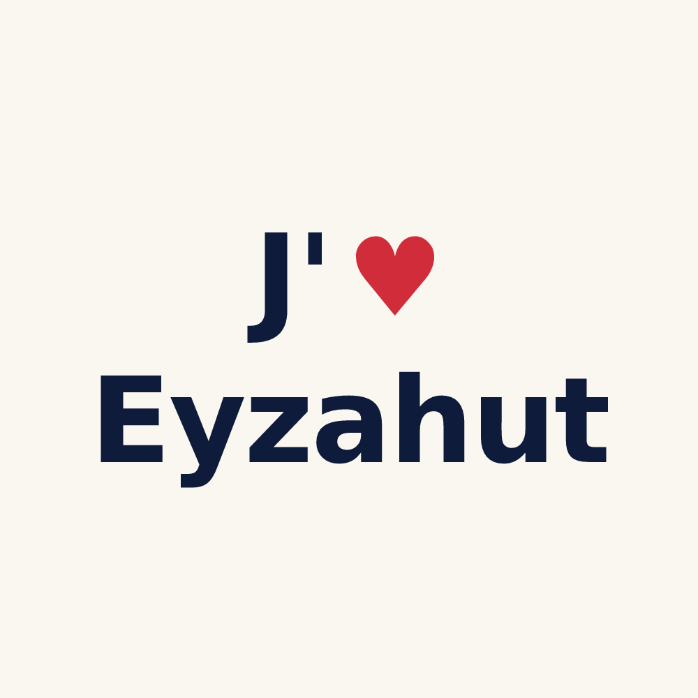 Tasse personnalisée Eyzahut — design J'aime Eyzahut