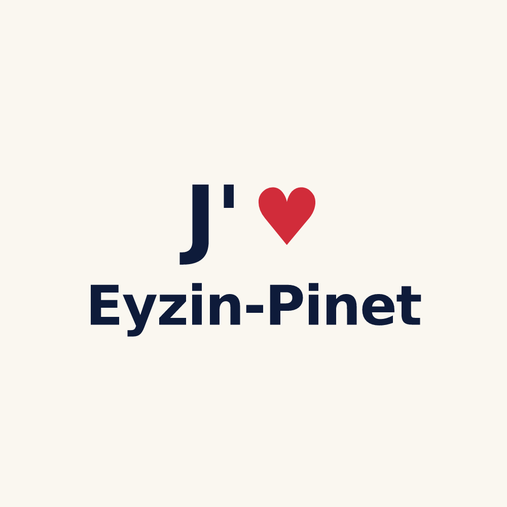 Tasse personnalisée Eyzin-Pinet — design J'aime Eyzin-Pinet