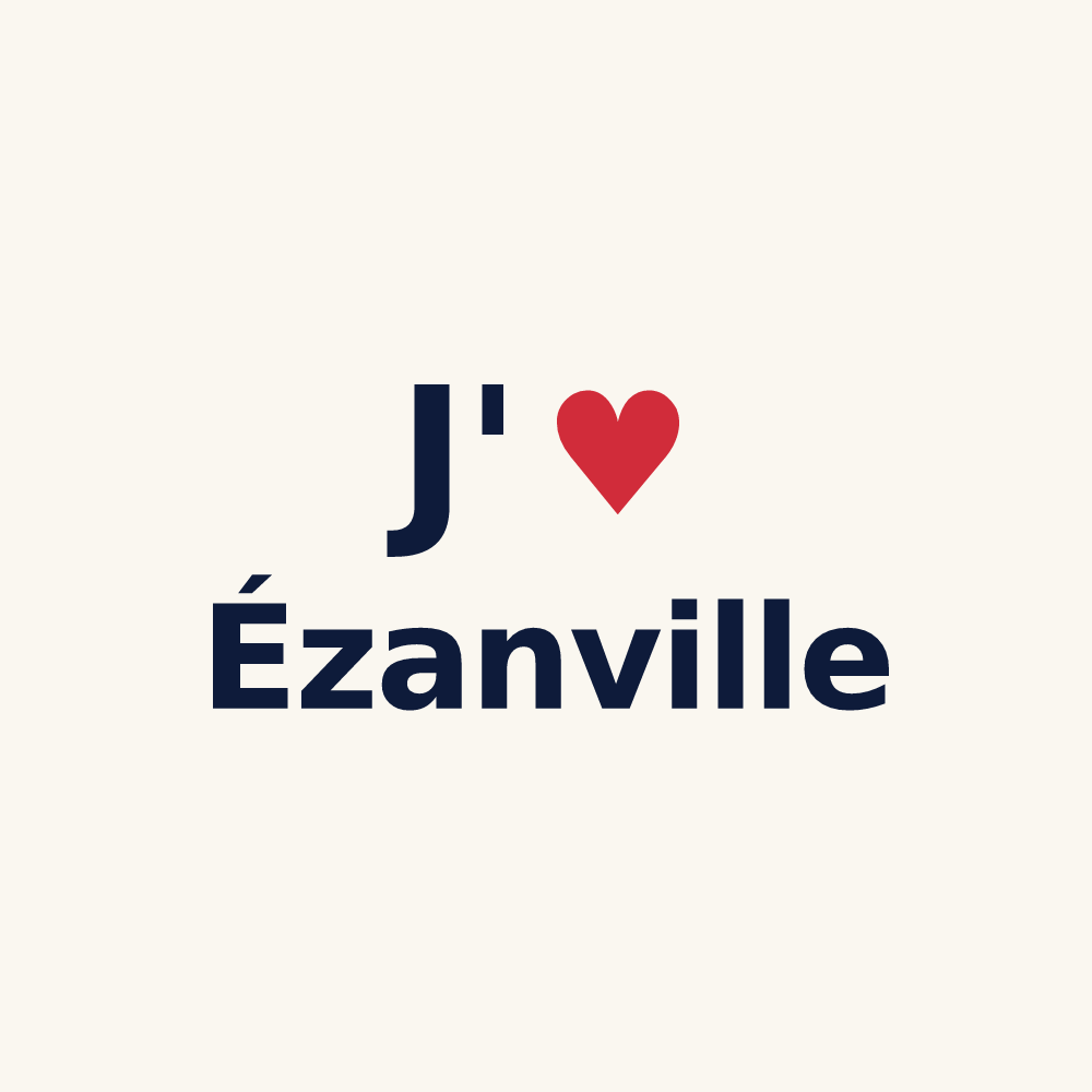 Tasse personnalisée Ézanville — design J'aime Ézanville