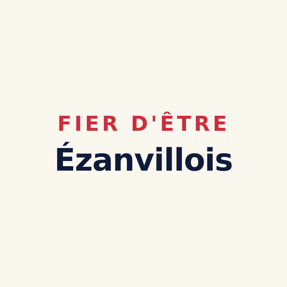 Tasse « Fier d'être Ézanvillois » — design pour Ézanville