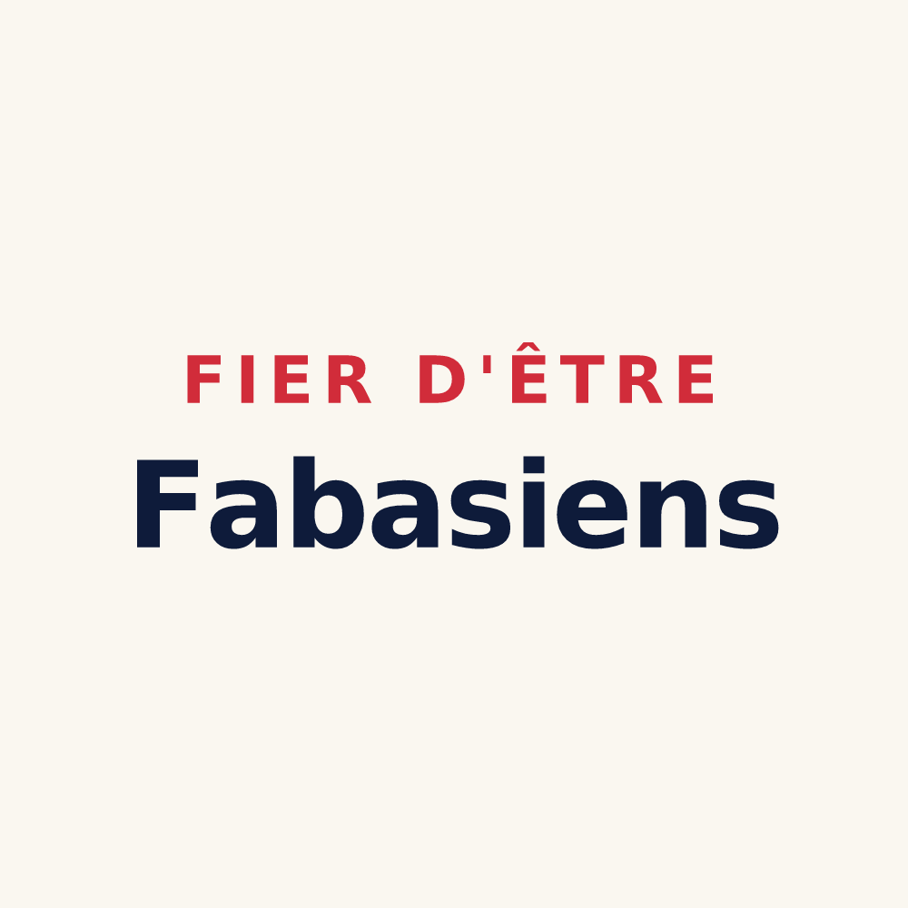 Tasse « Fier d'être Fabasiens » — design pour Fabas