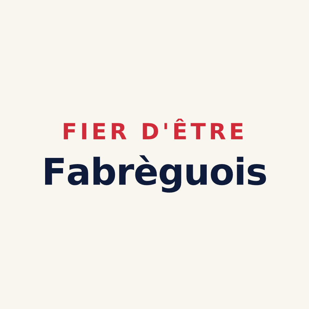 Tasse « Fier d'être Fabrèguois » — design pour Fabrègues