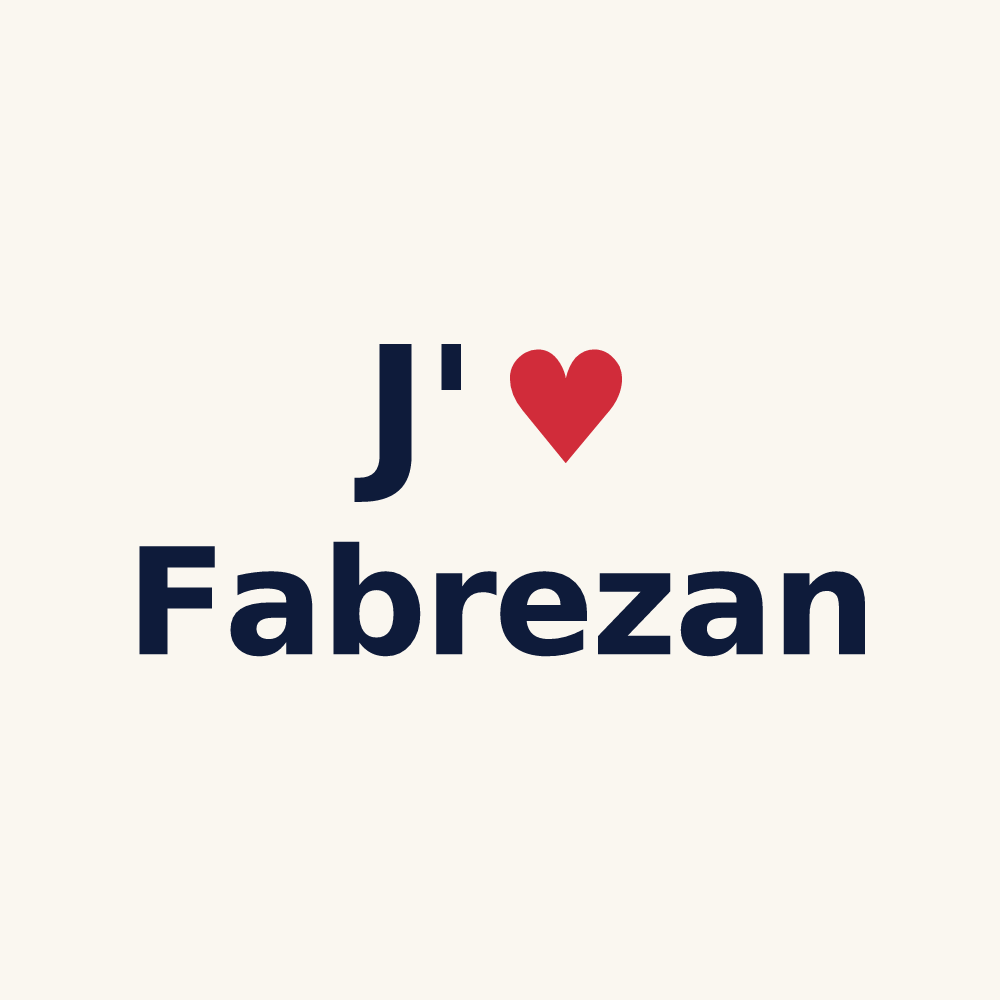 Tasse personnalisée Fabrezan — design J'aime Fabrezan