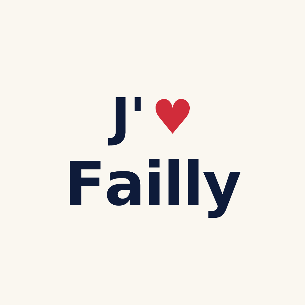 Tasse personnalisée Failly — design J'aime Failly