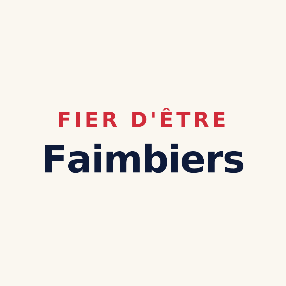 Tasse « Fier d'être Faimbiers » — design pour Faimbe