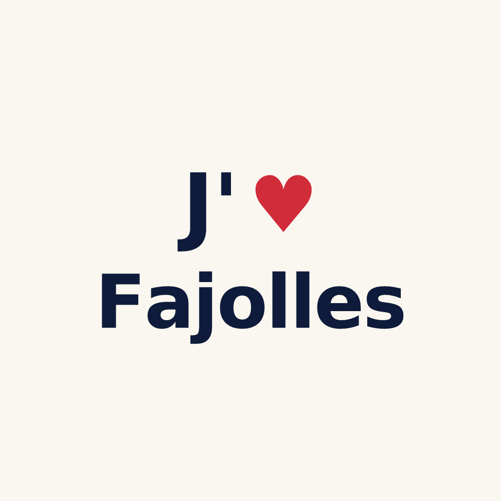Tasse personnalisée Fajolles — design J'aime Fajolles
