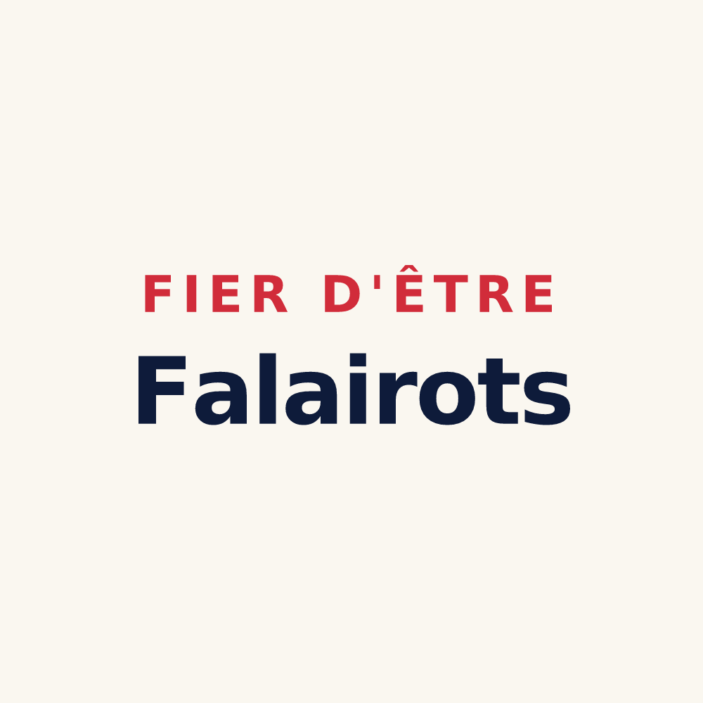 Tasse « Fier d'être Falairots » — design pour Falaise