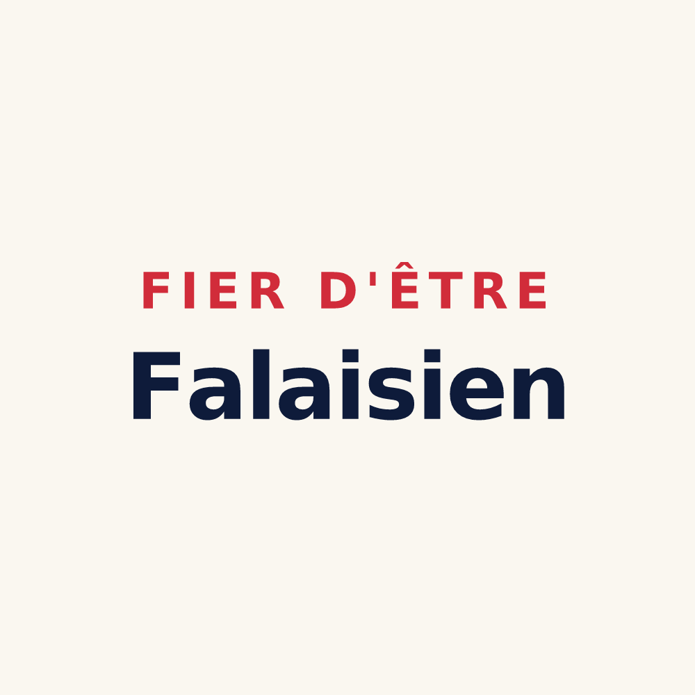 Tasse « Fier d'être Falaisien » — design pour Falaise