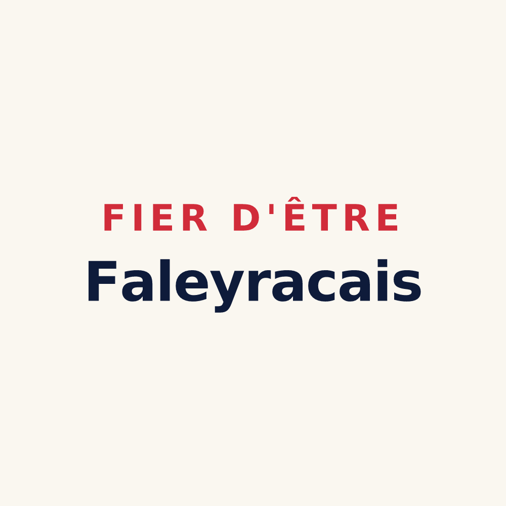 Tasse « Fier d'être Faleyracais » — design pour Faleyras