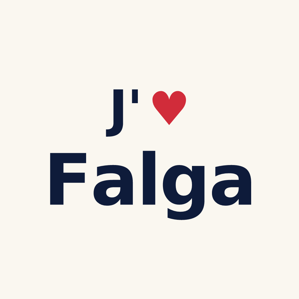 Tasse personnalisée Falga — design J'aime Falga