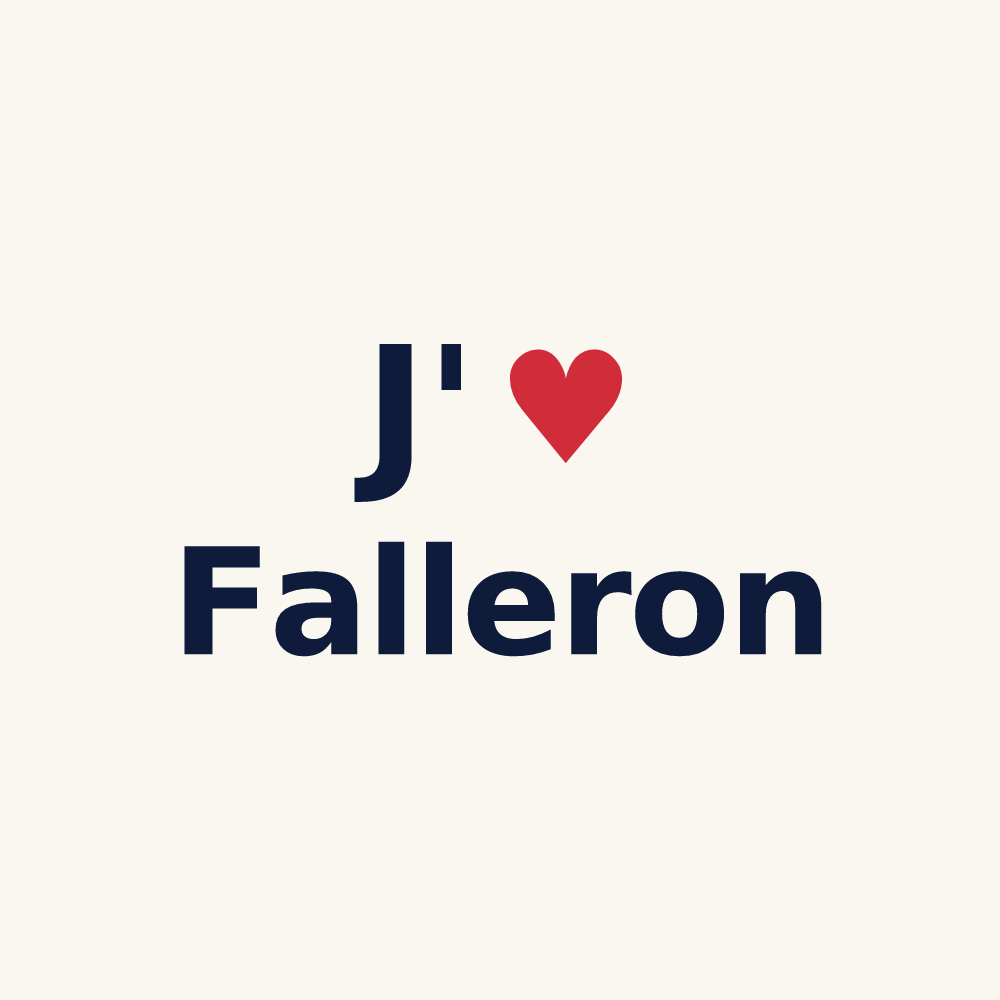 Tasse personnalisée Falleron — design J'aime Falleron