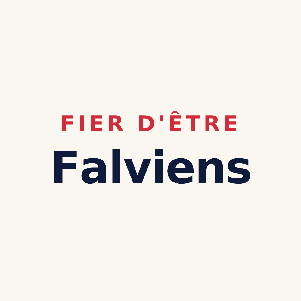 Tasse « Fier d'être Falviens » — design pour Falvy