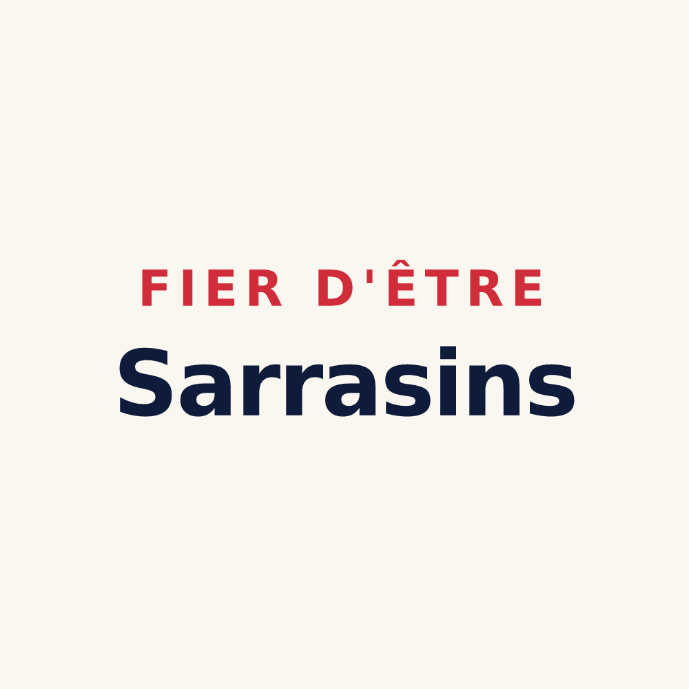Tasse « Fier d'être Sarrasins » — design pour Famars
