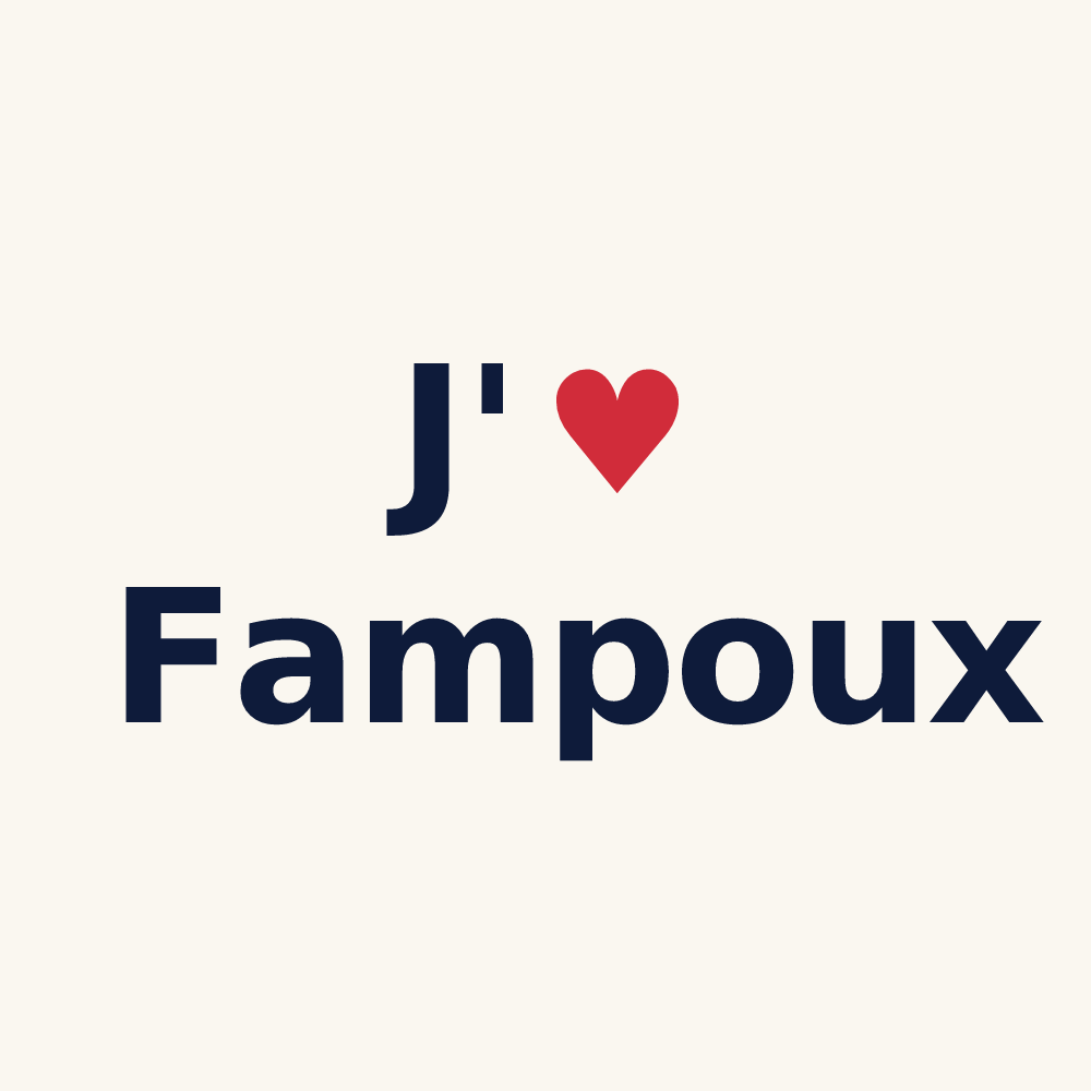 Tasse personnalisée Fampoux — design J'aime Fampoux