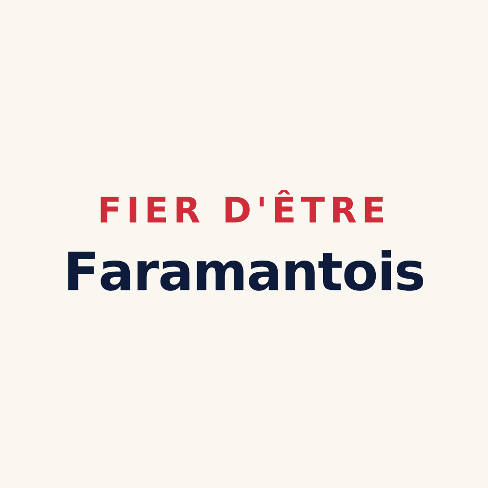 Tasse « Fier d'être Faramantois » — design pour Faramans
