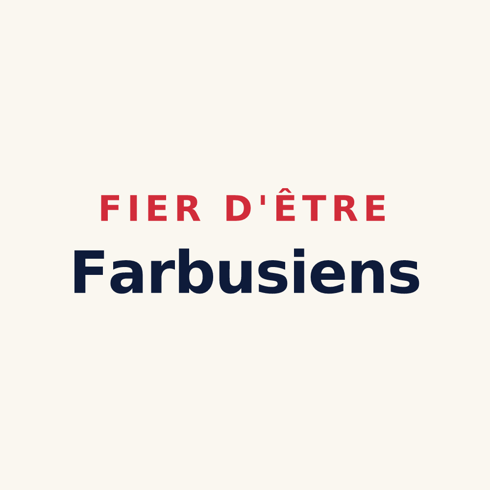Tasse « Fier d'être Farbusiens » — design pour Farbus