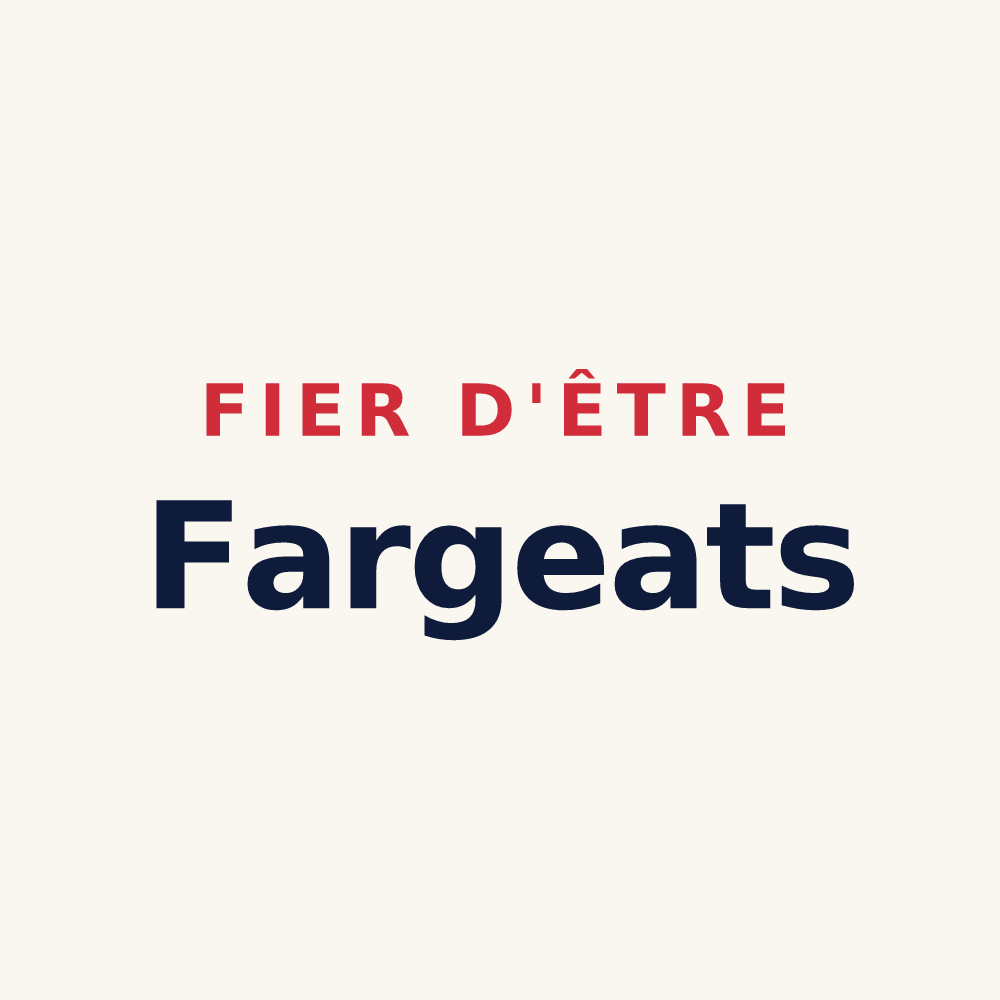 Tasse « Fier d'être Fargeats » — design pour Farges-lès-Mâcon