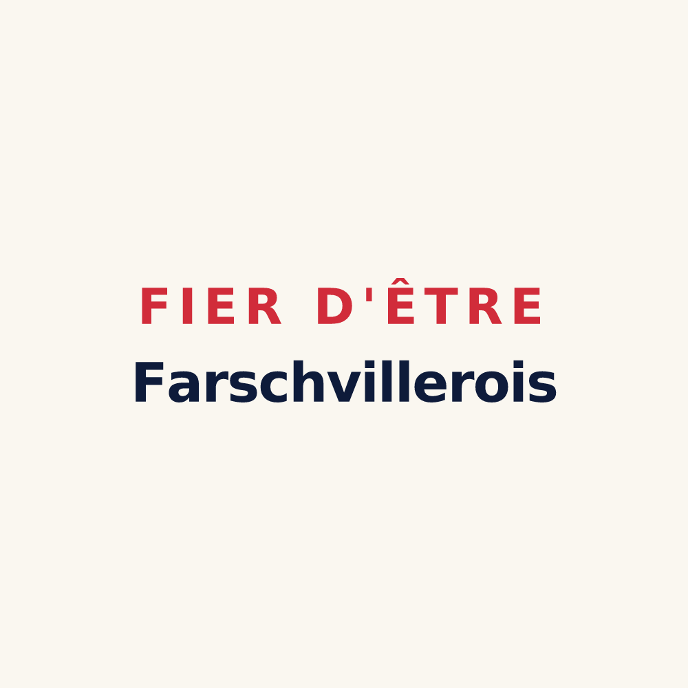 Tasse « Fier d'être Farschvillerois » — design pour Farschviller