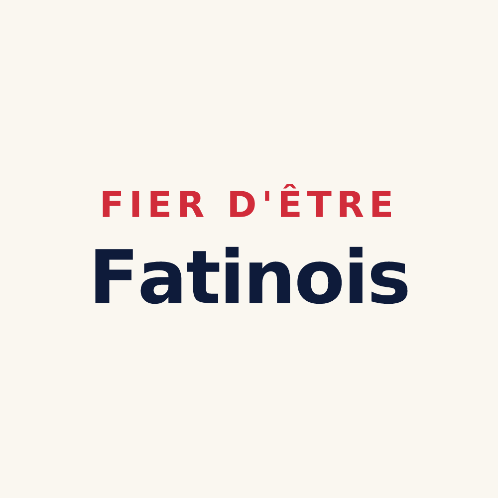 Tasse « Fier d'être Fatinois » — design pour Fatines