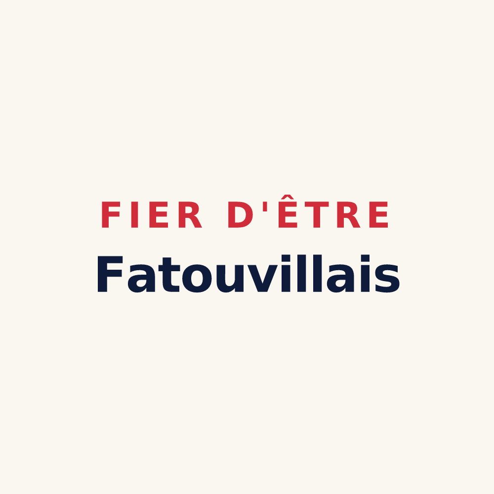 Tasse « Fier d'être Fatouvillais » — design pour Fatouville-Grestain