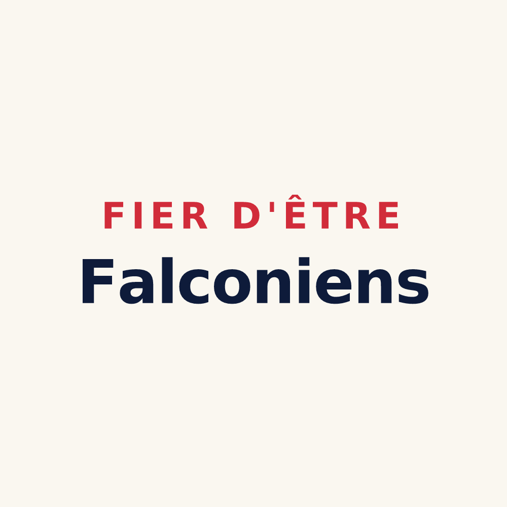 Tasse « Fier d'être Falconiens » — design pour Faucogney-et-la-Mer