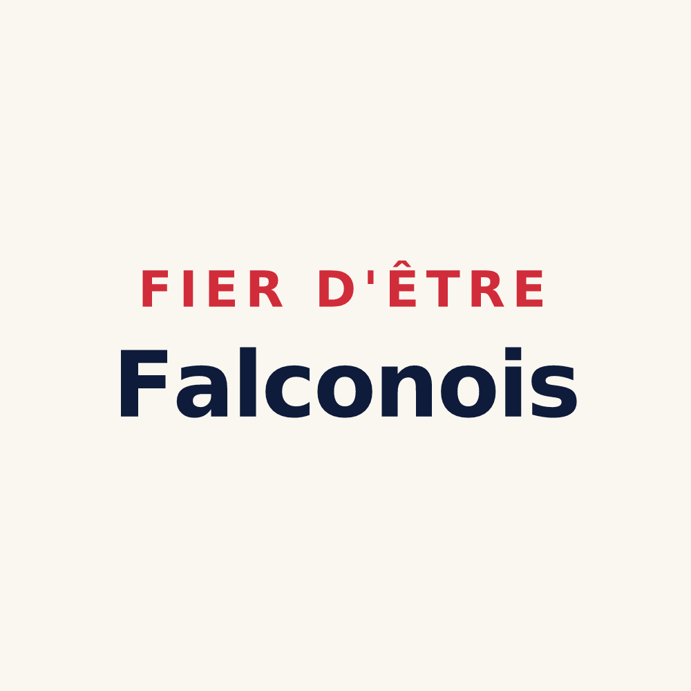 Tasse « Fier d'être Falconois » — design pour Faucompierre