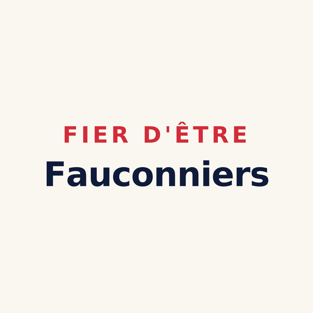 Tasse « Fier d'être Fauconniers » — design pour Faucon-du-Caire
