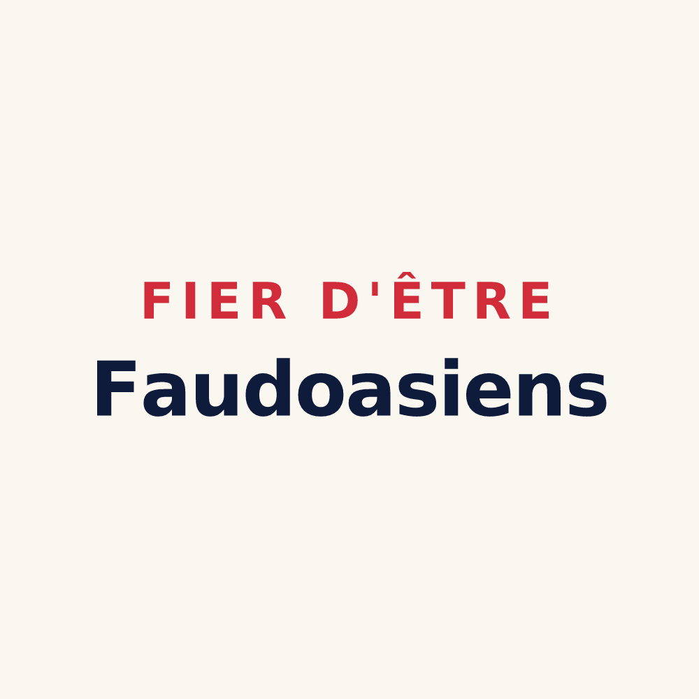 Tasse « Fier d'être Faudoasiens » — design pour Faudoas