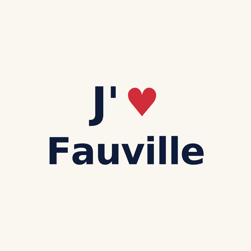 Tasse personnalisée Fauville — design J'aime Fauville