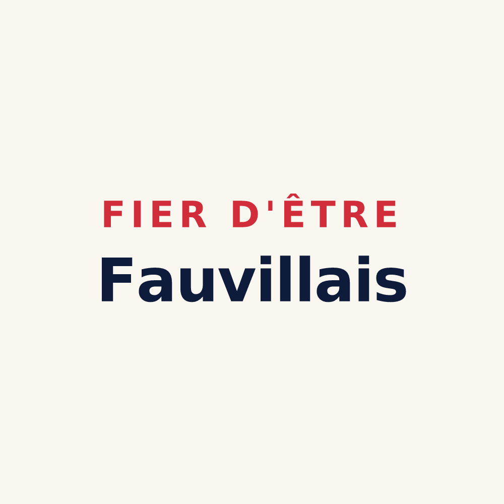 Tasse « Fier d'être Fauvillais » — design pour Fauville