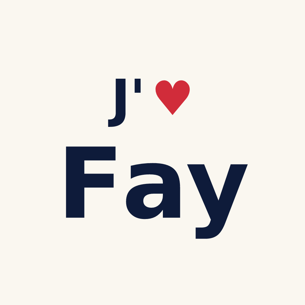 Tasse personnalisée Fay — design J'aime Fay