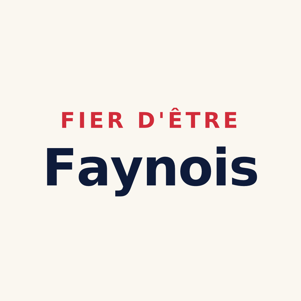 Tasse « Fier d'être Faynois » — design pour Fay-sur-Lignon