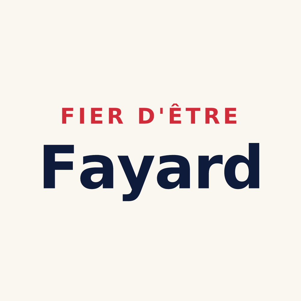 Tasse « Fier d'être Fayard » — design pour Fay