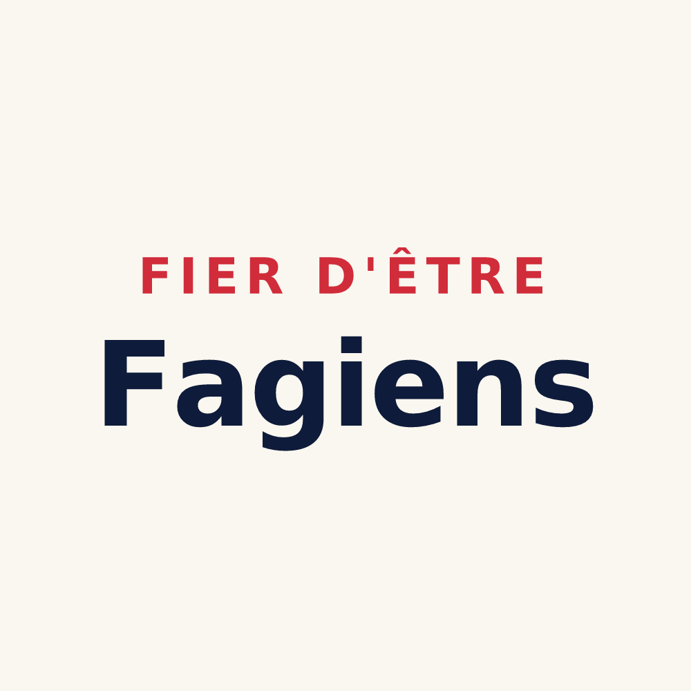 Tasse « Fier d'être Fagiens » — design pour Faye-la-Vineuse