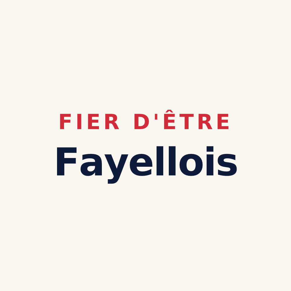 Tasse « Fier d'être Fayellois » — design pour Fayet