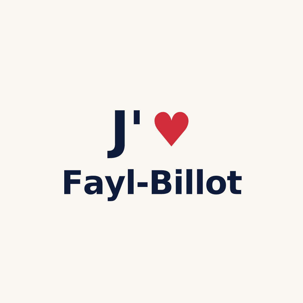 Tasse personnalisée Fayl-Billot — design J'aime Fayl-Billot