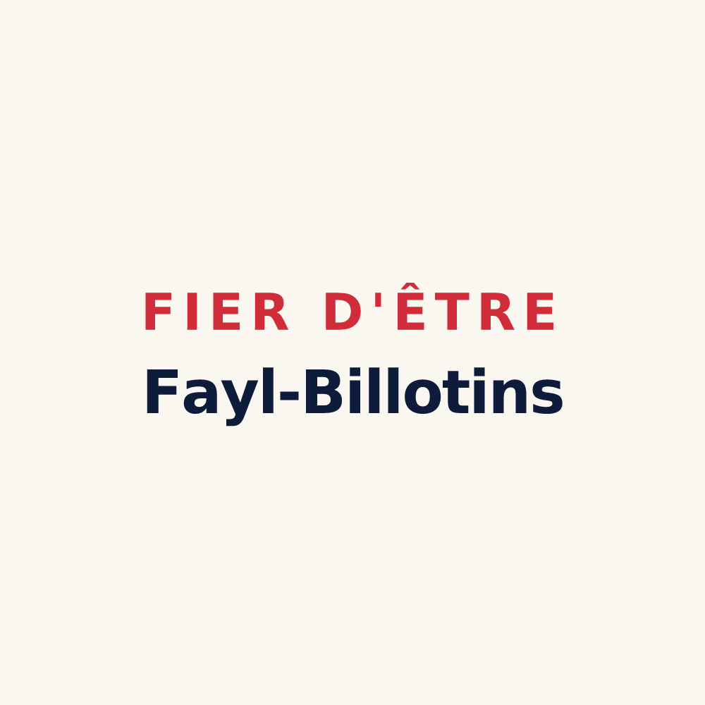 Tasse « Fier d'être Fayl-Billotins » — design pour Fayl-Billot
