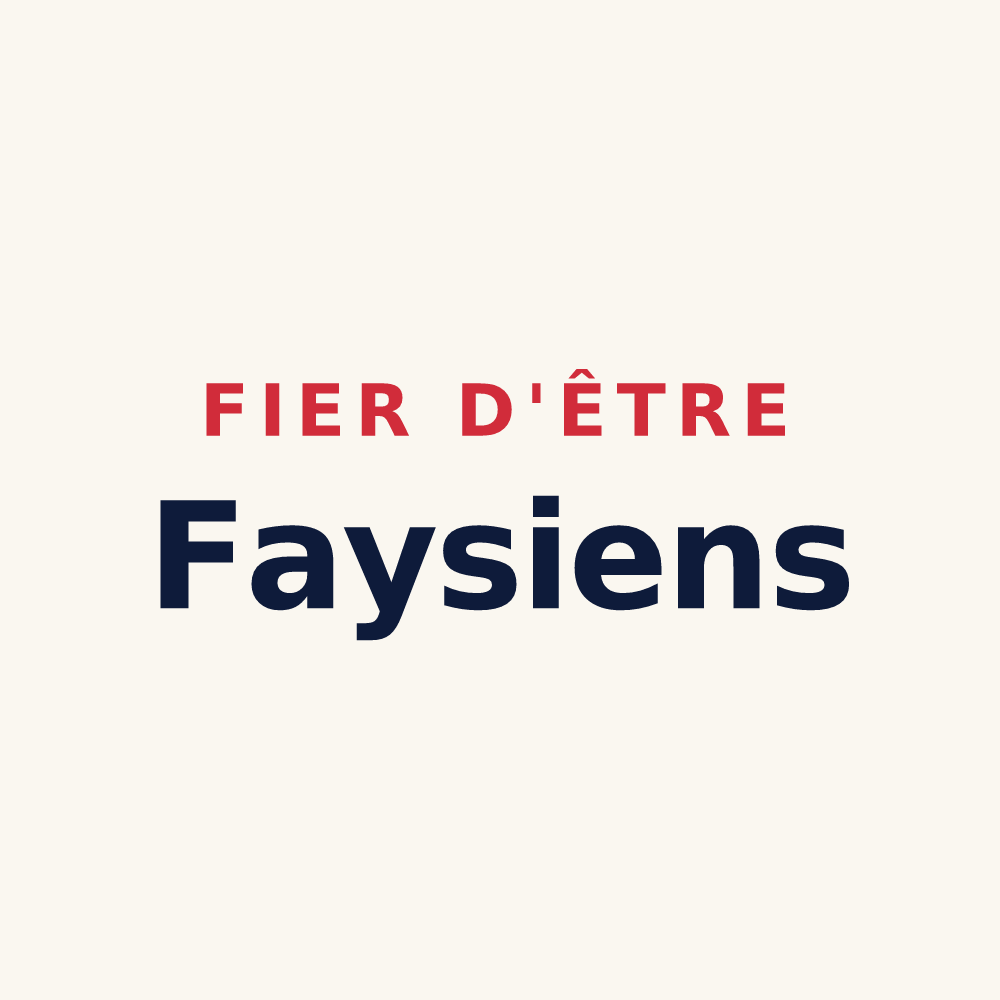 Tasse « Fier d'être Faysiens » — design pour Fays