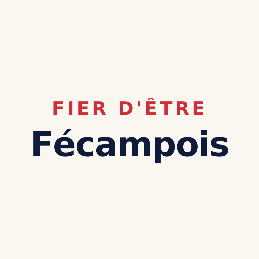 Tasse « Fier d'être Fécampois » — design pour Fécamp