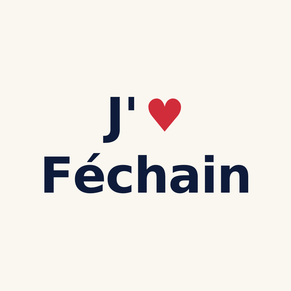 Tasse personnalisée Féchain — design J'aime Féchain