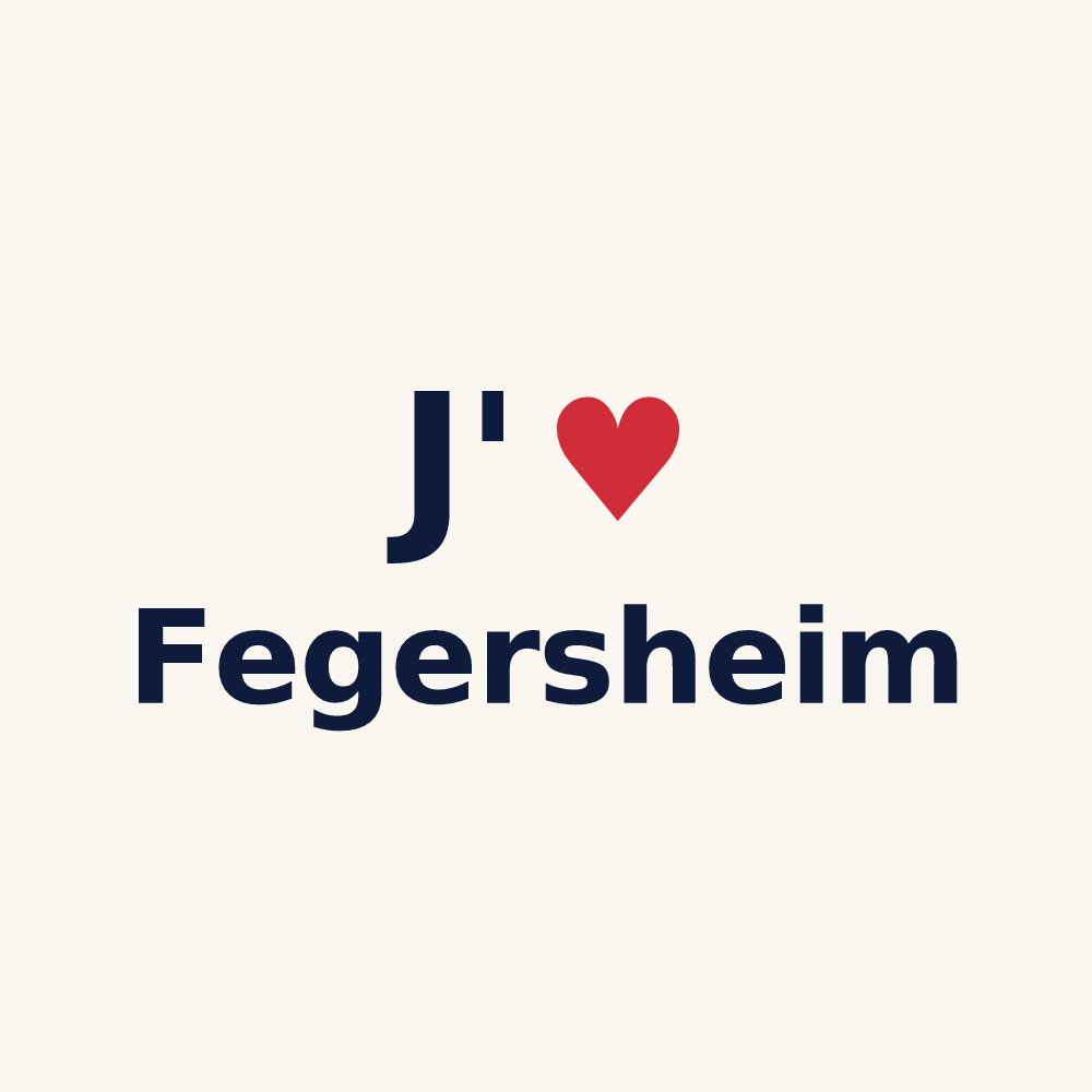 Tasse personnalisée Fegersheim — design J'aime Fegersheim