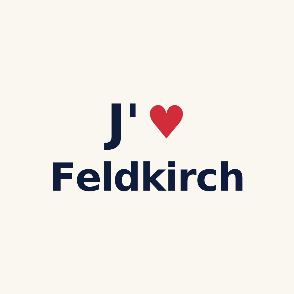 Tasse personnalisée Feldkirch — design J'aime Feldkirch