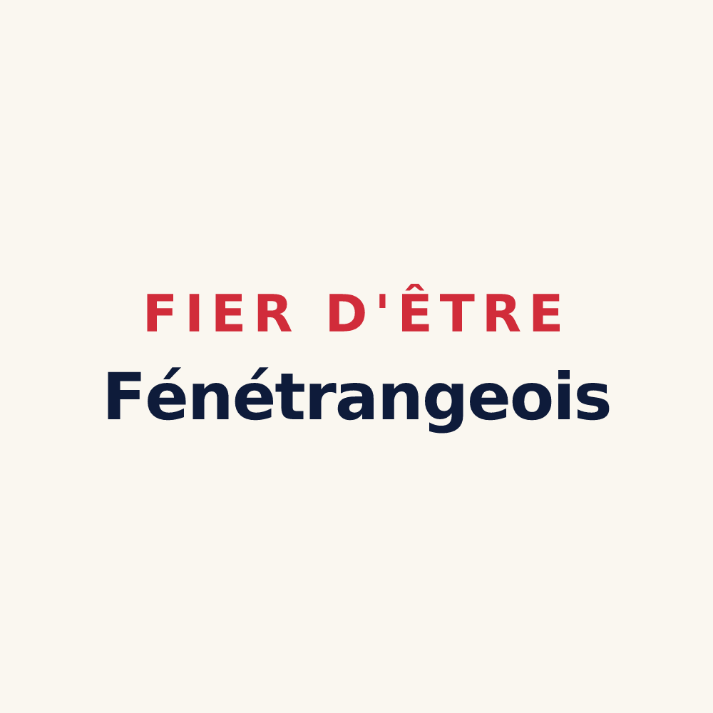 Tasse « Fier d'être Fénétrangeois » — design pour Fénétrange