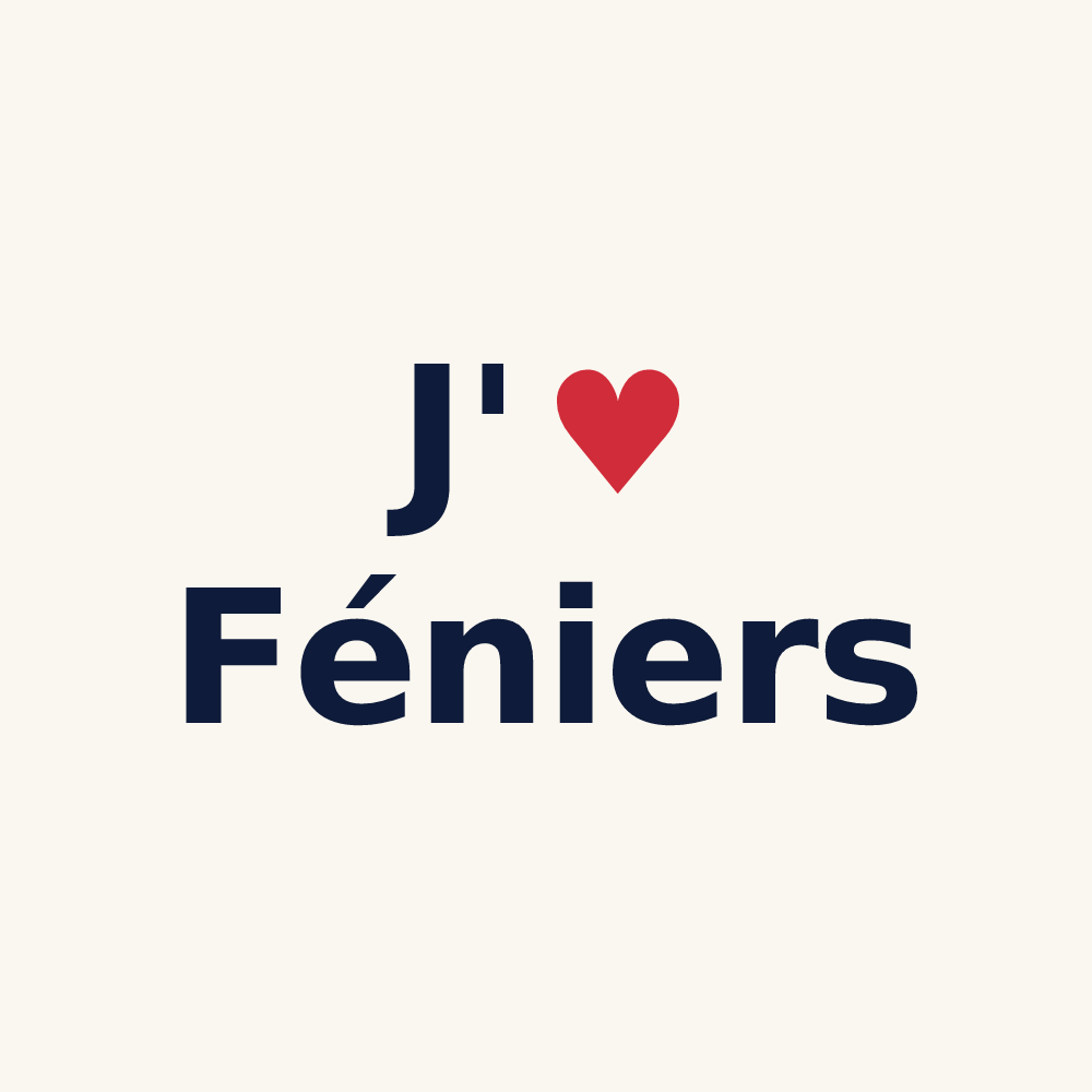 Tasse personnalisée Féniers — design J'aime Féniers
