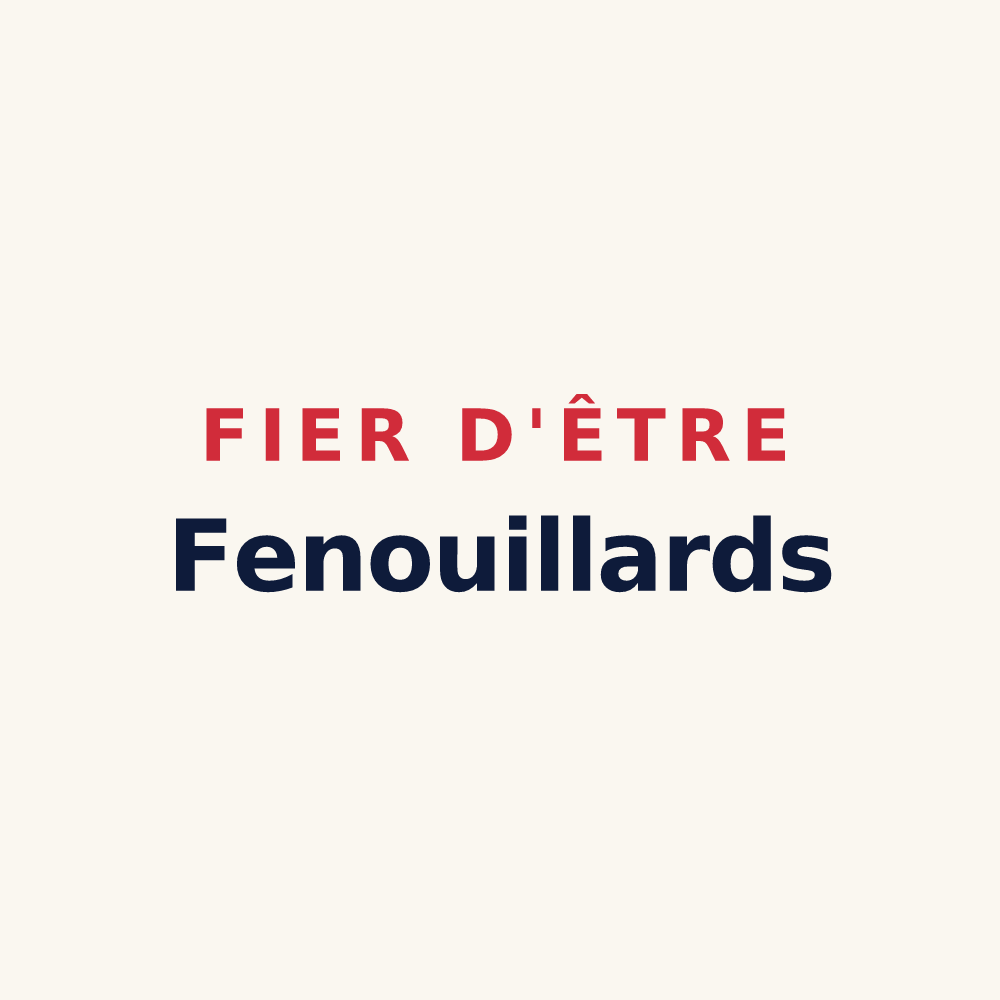 Tasse « Fier d'être Fenouillards » — design pour Fenioux